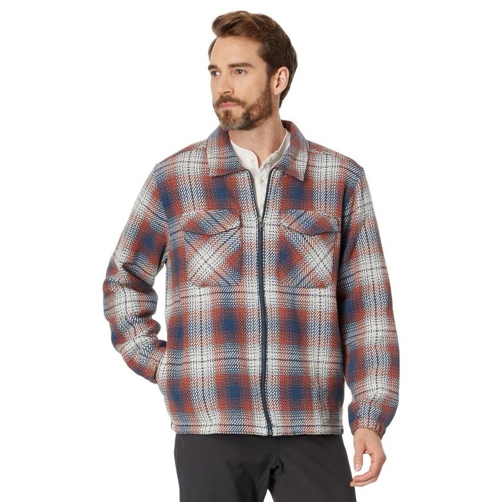 Prana Heritage‎ Full Zip Standard Fit Shirt Flannel Plaid Pockets Outdoor SZ  XS